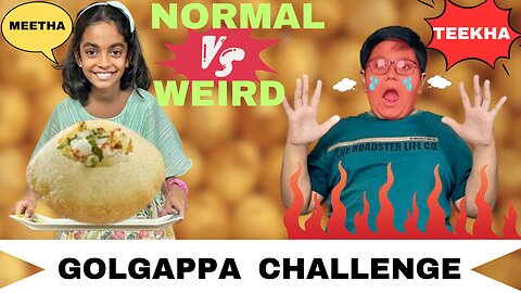 GOLGAPPA CHALLENGE | Normal vs Weird | Eating Challenge || dhyan food world