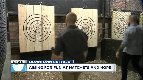 Learn to throw axes at Hatchets and Hops