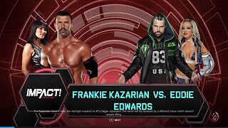 Impact Wrestling Slammiversary 2023 Edwards w/ Alisha Edwards v Kazarian w/ Traci Brooks