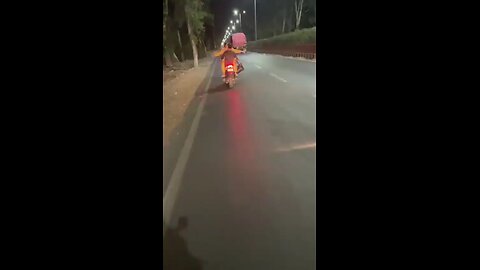 Couple Romance On Bike