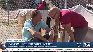 Saving lives through water: Phoenix Rescue Mission helping people in need amid sweltering heat