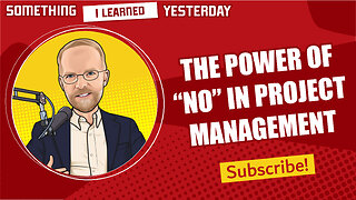 The power of "no" in project management