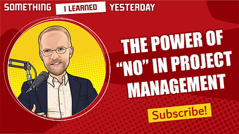 The power of "no" in project management