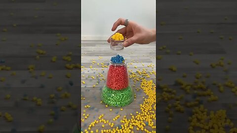 😱 Satisfying Beads in Reverse #shorts