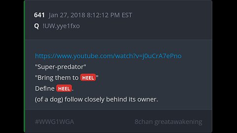 Trump Said "Super-predator" 3 Times In Michigan Referring To Q Post 641 & 3838