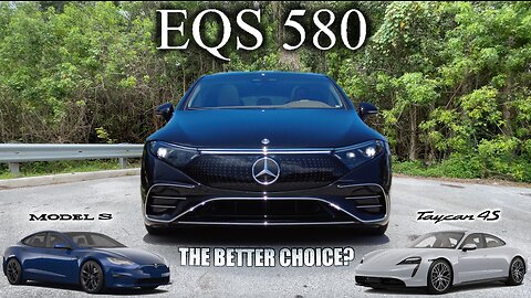 The EQS 580 is the ULTIMATE Luxury EV: Better than the Model S or Taycan? | Mercedes EQS 580 Review