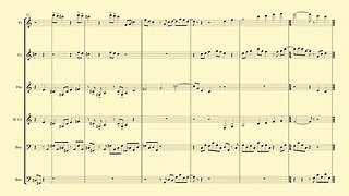 Richard Burdicks Nobo Pastorale Sextet for flute, clarinet, horn, bass clarinet & 2 bassoons, Op.327