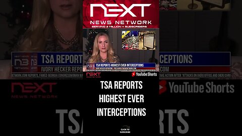 TSA Reports Highest Ever Interceptions #shorts