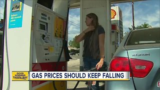 Gas prices should keep falling