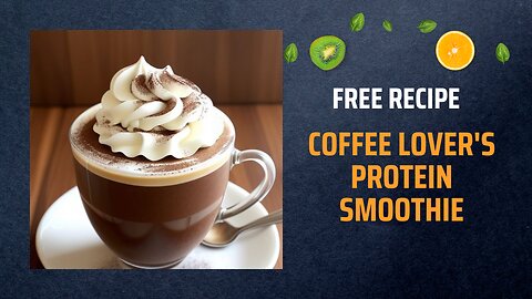 Free Coffee Lover's Protein Smoothie Recipe ☕💪