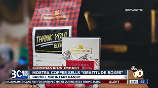 Gratitude coffee boxes for first responders