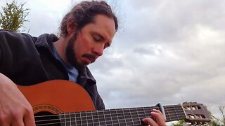 Eyes closed guitar practise - Scott Spalding