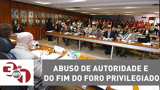 CCJ do Senado aprova projetos do Abuso de Autoridade e do fim do Foro Privilegiado