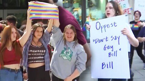 Florida Teens Walkout in Protest of 'Don't Say Gay' Bill