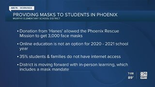 Murphy Elementary gets big donation of masks for students