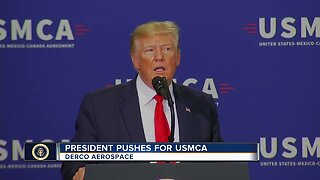 TODAY'S TMJ4's Charles Benson asks President Trump about job creation in Milwaukee