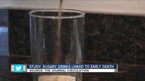 Study: Sugary drinks linked to early death