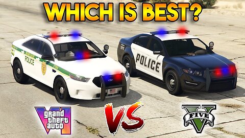 GTA 6 POLICE CAR VS GTA 5 POLICE CAR (WHICH IS BEST?)