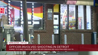 Suspect in stable condition after officer-involved shooting in Detroit