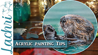 Acrylic Painting Tips - Wet Fur - Lachri