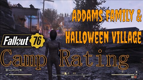 Fallout 76 Camp Rating Creepy And Spooky Addams Family Camp And Halloween Village