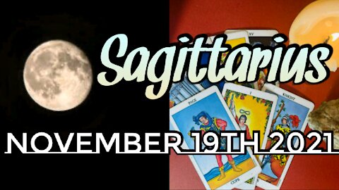 Sagittarius November 19th 2021| Time To Rest And Recharge- Full Moon Lunar Eclipse Tarot Reading