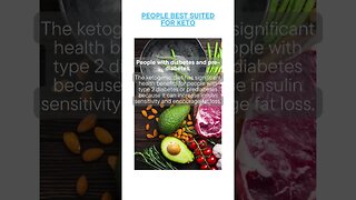 Who Keto Diet is Best for - People with diabetes and pre-diabetes.