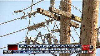 SoCal Edison Issues Advance Notice About Shutoffs
