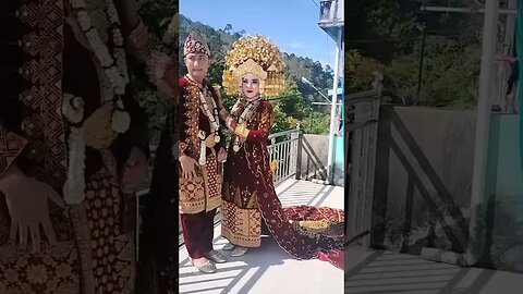 Pengantin Pakaian Adat Palembang - Sumatera Selatan INDONESIA #shortvideo #shorts #short