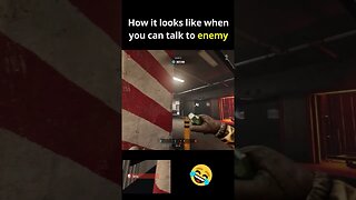 (Full video on my channel ) how it looks like when you can talk to enemy team