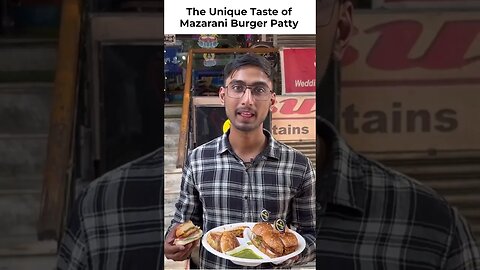 the unique taste of mazarani burger patty