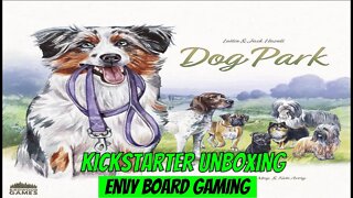Dog Park Kickstarter Unboxing