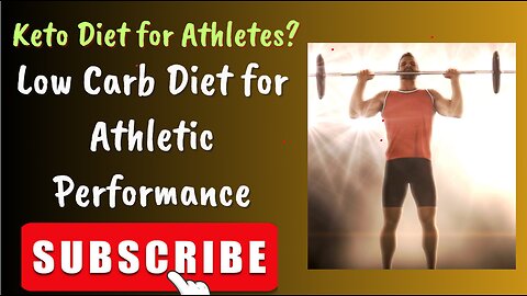 Low Carb Diet for Athletic Performance - Carbs for Performance? Keto Diet for Athletes?