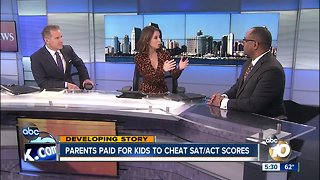Parents paid for kids to cheat SAT/ACT scores (March 13)