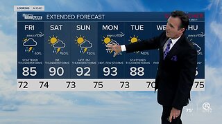 Latest Weather Forecast 6 p.m. Thursday