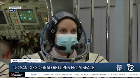 UC San Diego graduate returns from space