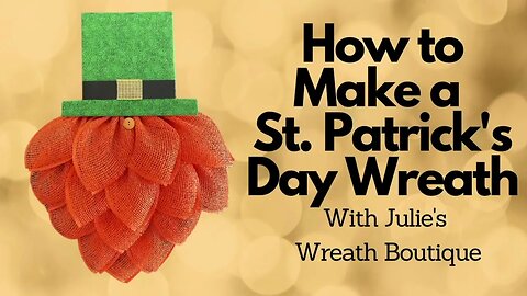 How to Make a Leprechaun Wreath | How to Make a St. Patrick's Day Wreath | St. Patrick's Day Decor