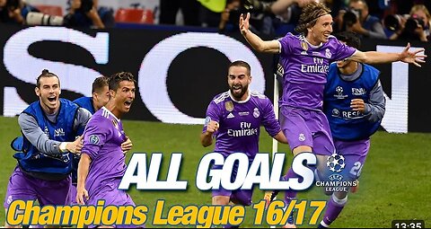 Real Madrid every champion league goals 2016/17🔥