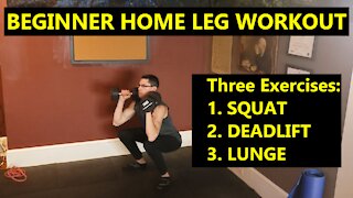 Beginner Home Workout With Minimal Equipment | LEG FOCUS | 20 Minute Workout
