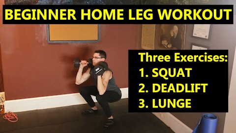 Beginner Home Workout With Minimal Equipment | LEG FOCUS | 20 Minute Workout