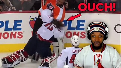 WTF! 😱 Top 10 NHL Fights of All Time REACTION