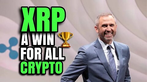 XRP RIPPLE A WIN 🏆 FOR ALL CRYPRO! ITS NOT A SECURITY BRAD GARLINGHOUSE INTERVIEW 16.7.2023