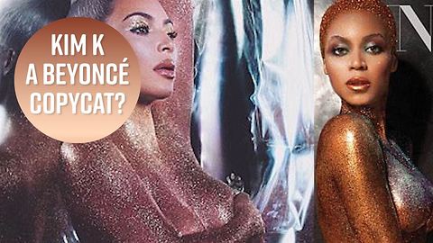 Kim K's beauty campaign blatantly copies Beyoncé