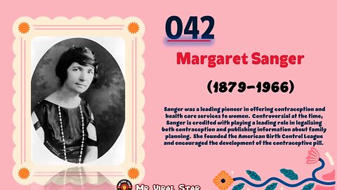 Margaret Sanger (1879-1966) | TOP 150 Women That CHANGED THE WORLD | Short Biography
