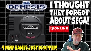 I Thought Nintendo FORGOT About SEGA Genesis! We Just Got A Surprise! 4 NEW Games For Switch Online!