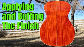 Applying the Finish and Shaping the Bridge | Building an Acoustic Guitar