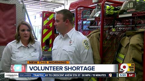 Ohio, Kentucky and Indiana fire departments stretched thin by volunteer shortage