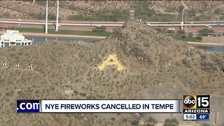 Tempe's New Year's Eve fireworks have been canceled