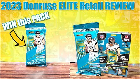 Buy BLASTERS or VALUE PACKS? | 2023 Donruss Elite Football Retail Review + GIVEAWAY!
