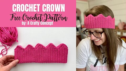 Super Easy Crochet Crown Pattern- Crochet Patterns for Beginners